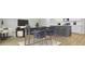 Open living space with a dining area, living area and kitchen offering a modern flow at 2021 Quiet Ibis Rd, Hanahan, SC 29410