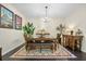 Elegant dining room with hardwood floors and ample space for entertaining at 240 Gazania Way, Charleston, SC 29414