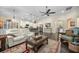 Spacious living room with modern furnishings, hardwood floors, and natural light at 240 Gazania Way, Charleston, SC 29414