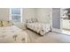 Bedroom with two twin beds and access to the outdoor balcony at 2710 Laroche St, Edisto Beach, SC 29438