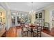 Bright dining area with hardwood floors, neutral decor, and natural light at 2863 Jasper Blvd, Sullivans Island, SC 29482