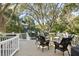 Inviting outdoor deck area with comfortable seating and beautiful views at 2863 Jasper Blvd, Sullivans Island, SC 29482