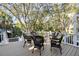 Relaxing outdoor deck with comfortable seating and beautiful views at 2863 Jasper Blvd, Sullivans Island, SC 29482