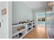 Bright hallway with built-in shelving for toys and games, great for extra storage at 2928 Baywood Dr, Seabrook Island, SC 29455