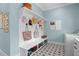 A mudroom featuring a bench with coat hooks and storage underneath and a tile floor at 2928 Baywood Dr, Seabrook Island, SC 29455