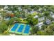 Enjoy an aerial view of the neighborhood, close to tennis courts, schools, and parks at 313 Queen St, Mount Pleasant, SC 29464