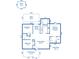 First floor plan featuring bedrooms, kitchen, living room, and front porch layout at 313 Queen St, Mount Pleasant, SC 29464