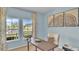 Well-lit office space with two large windows offering a pleasant view at 334 Pine Crest View Dr, Summerville, SC 29486