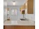 Functional kitchen featuring stainless steel appliances and wood cabinets with lots of natural light at 402 Andrea Ln, Hanahan, SC 29410