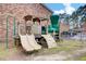 Fun playground, features a train set, providing a safe and engaging recreational space for  at 402 Andrea Ln, Hanahan, SC 29410