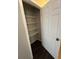 Walk-in closet featuring shelving and wooden floor at 4451 Donwood Dr, Ladson, SC 29456