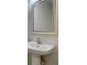 Stylish bathroom sink and modern faucet with a large vanity mirror, perfect for a quick refresh at 546 Tayrn Dr, Charleston, SC 29492