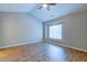 Bright bedroom with vaulted ceilings, ceiling fan, and window, offering a comfortable retreat at 546 Tayrn Dr, Charleston, SC 29492