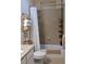Well-lit bathroom with a shower-tub combination and granite countertop at 5911 Steward St # 7, Hanahan, SC 29410