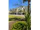 Street view of colorful townhomes showcasing a well-maintained landscape and inviting curb appeal at 5911 Steward St # 7, Hanahan, SC 29410