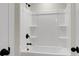 Bathroom showing tub/shower combo with recessed shelves and sleek fixtures at 5206 Cottage Lndg Dr, Summerville, SC 29485