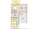 Open-concept floor plan featuring a kitchen, Gathering room, dining area, guest room, and two-car garage at 5206 Cottage Lndg Dr, Summerville, SC 29485