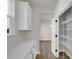 Hallway leading to the pantry with wire shelving at 5206 Cottage Lndg Dr, Summerville, SC 29485