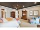 Spacious bedroom with patterned wallpaper and plenty of storage space at 935 Royall Ave, Mount Pleasant, SC 29464
