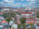 Stunning aerial view showcasing the city's skyline with the Ravenel Bridge at 1 Percy St, Charleston, SC 29403