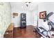 Functional laundry room with stacked washer and dryer, and ample space for laundry tasks at 1 Percy St, Charleston, SC 29403