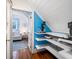 Attic space converted into a custom pantry with beverage center and ample shelving at 1 Percy St, Charleston, SC 29403