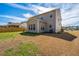 Backyard features green grass, blue skies and an AC unit at 104 Mayfield Dr, Goose Creek, SC 29445