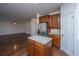 Eat-in kitchen featuring stainless steel appliances, granite counters, and a center island at 104 Mayfield Dr, Goose Creek, SC 29445