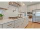Well-equipped kitchen featuring stainless steel appliances, white countertops, stylish backsplash, and hardwood floors at 110 Crosscut Ln, Summerville, SC 29486