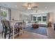 Spacious living room with natural light, modern decor, and comfortable seating at 110 Crosscut Ln, Summerville, SC 29486
