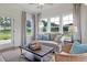Comfortable living room with neutral tones, ample lighting, and picturesque backyard scenery at 110 Crosscut Ln, Summerville, SC 29486
