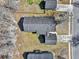 Aerial view of the property showcasing the roof, landscaping, and surrounding neighborhood at 111 Pacolet St, Summerville, SC 29485