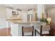 Bright kitchen features granite counters, stainless steel appliances, and white cabinetry at 1217 Bamboo Dr, Charleston, SC 29407