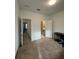 Neutral bedroom with carpet and attached bathroom provides comfort and convenience at 1252 Allusion Ln # 201, Mount Pleasant, SC 29466