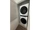 Efficient laundry space with stacked LG washer and dryer at 1252 Allusion Ln # 201, Mount Pleasant, SC 29466