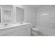 Modern bathroom with double vanity, and shower-tub combination at 127 Lilac Grove Way, Summerville, SC 29486