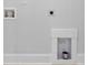 Laundry room hookups and alcove for appliance installation at 127 Lilac Grove Way, Summerville, SC 29486