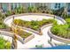 Aesthetic courtyard with beautiful plants and trees at 145 Pier View St # 316, Charleston, SC 29492