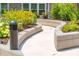 Walkway with planters and lush landscaping at 145 Pier View St # 316, Charleston, SC 29492