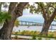 Scenic water view framed by mature trees, featuring a sailboat and a bridge in the distance at 145 Pier View St # 316, Charleston, SC 29492