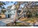Charming coastal home with a well-manicured lawn and mature trees providing ample shade at 232 Haddrell St, Mount Pleasant, SC 29464