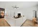 Bright living room featuring a large comfortable sofa, modern TV, and stylish decor at 269 Firewheel Ct, Summerville, SC 29486