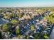 An aerial view of a suburban neighborhood showcasing well-maintained homes and lush, mature trees at 2929 Salamander Creek Ln, North Charleston, SC 29406