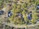 Beautiful aerial view of a home surrounded by lush trees and a private pool at 3334 Cottonfield Dr, Mount Pleasant, SC 29466