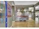 Elegant entryway featuring hardwood floors, stylish decor, and a view into adjacent living spaces at 3334 Cottonfield Dr, Mount Pleasant, SC 29466