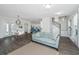 Open concept living room and dining area with stylish furnishings and an abundance of natural light at 411 Watergrass Way, Summerville, SC 29485