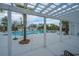 Community pool view with a white pergola at 411 Watergrass Way, Summerville, SC 29485