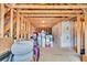 Unfinished attic space framed and ready for buildout, great for additional storage at 4162 Ten Shillings Way, Hollywood, SC 29470