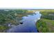 Breathtaking aerial view of the river, showcasing the natural surroundings and waterfront lifestyle at 4385 Ten Shillings Way, Hollywood, SC 29470