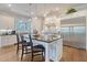Bright kitchen showcasing a spacious island, stainless appliances, and ample counter space at 4385 Ten Shillings Way, Hollywood, SC 29470